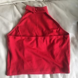 Sexy Red Halter Top